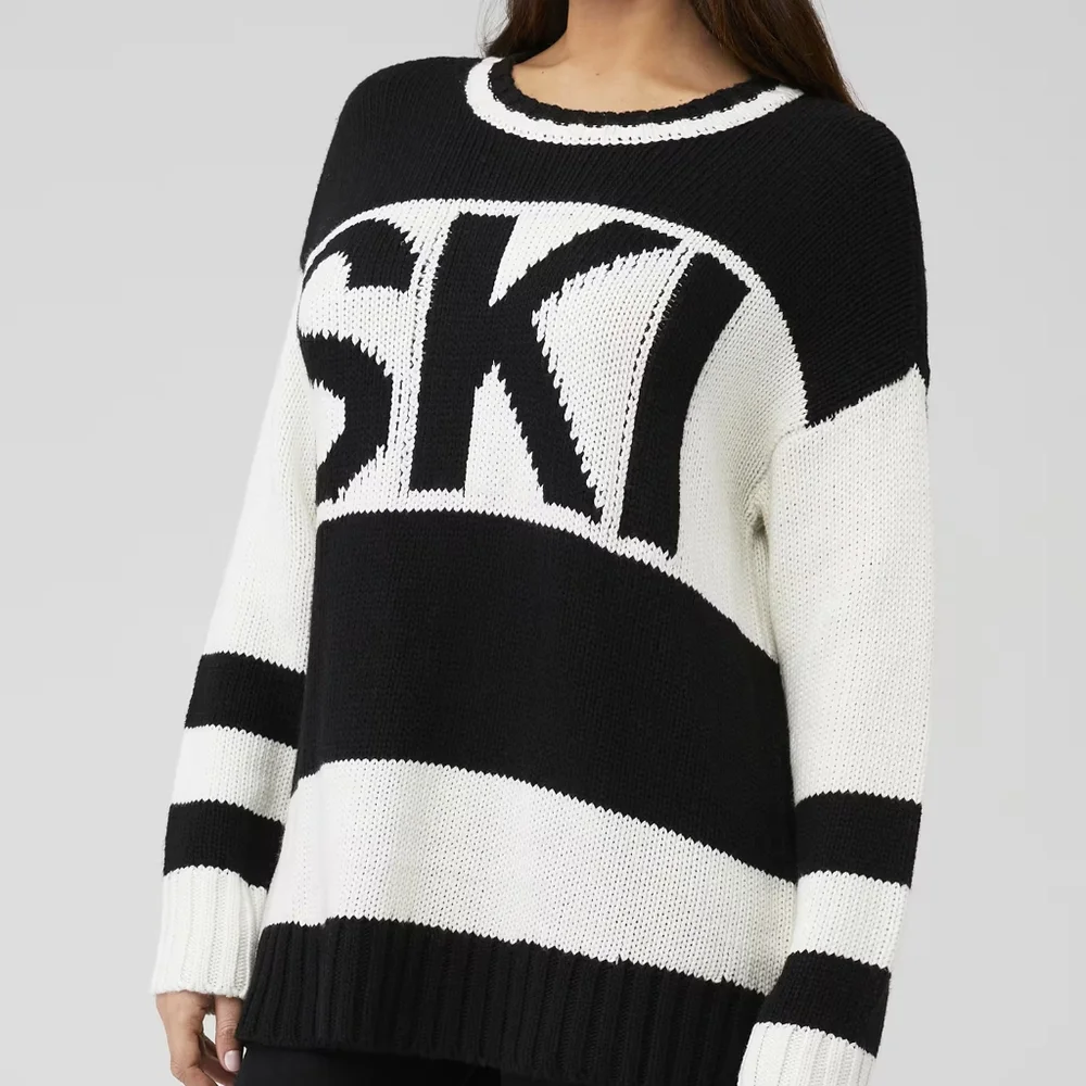 Show Me Your MuMu SKI Sweater Size Medium Oversized - Picture 2 of 8